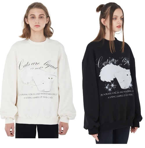 glass cat パーカー