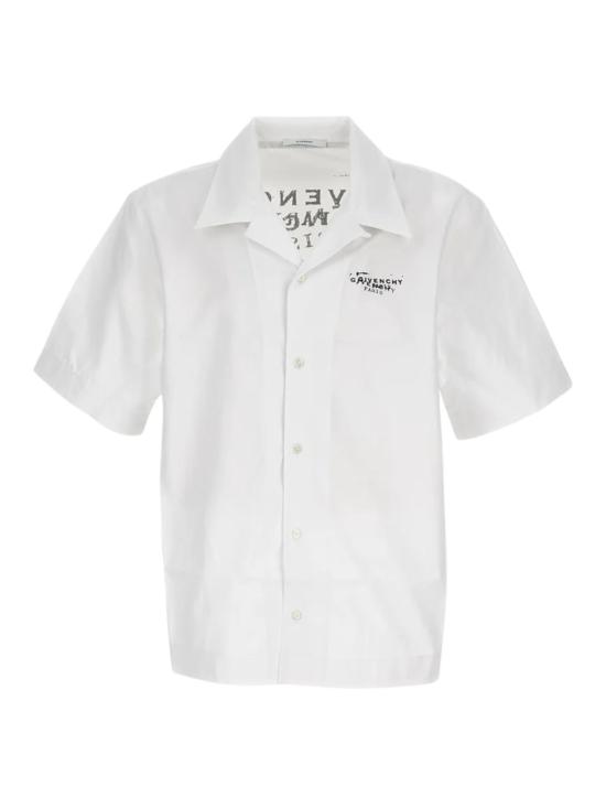 GIVENCHY Men Shirts BM618F1YJQ 100 White