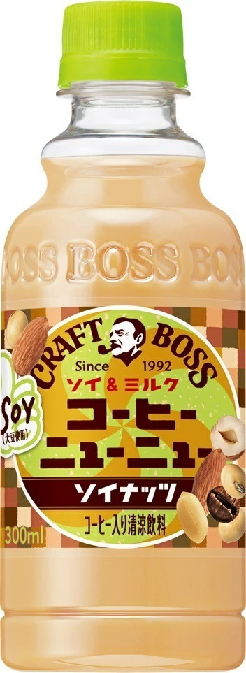 【送料無料】サントリー クラフトボス コーヒーニューニュー ソイナッツ 300ml2ケース/48本