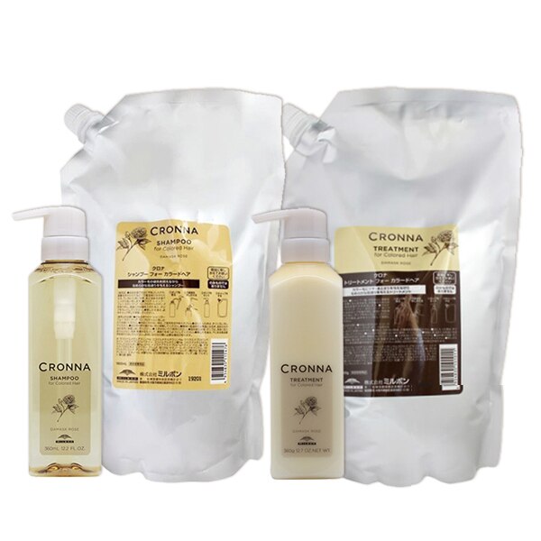 クロナ フォー カラードヘア シャンプー360+1800+トリートメント360+1800 セット