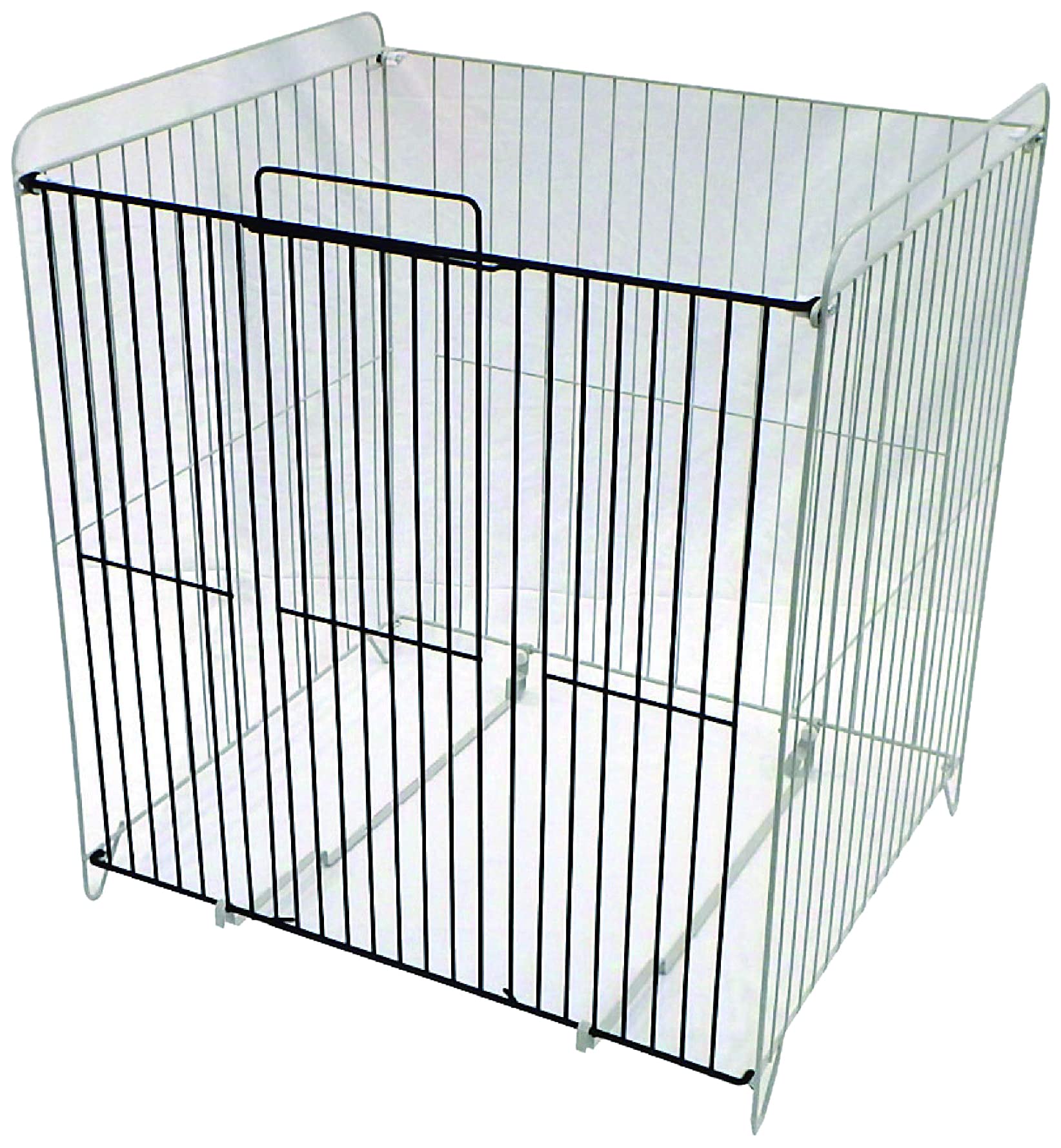 グリーンライフ (GREEN LIFE) ファンヒーターガード 幅65×奥行56.5×高さ71cm 前面植毛仕上げ FG-SN ホワイト 65x56.5x71センチメートル (x 1) 2歳半~