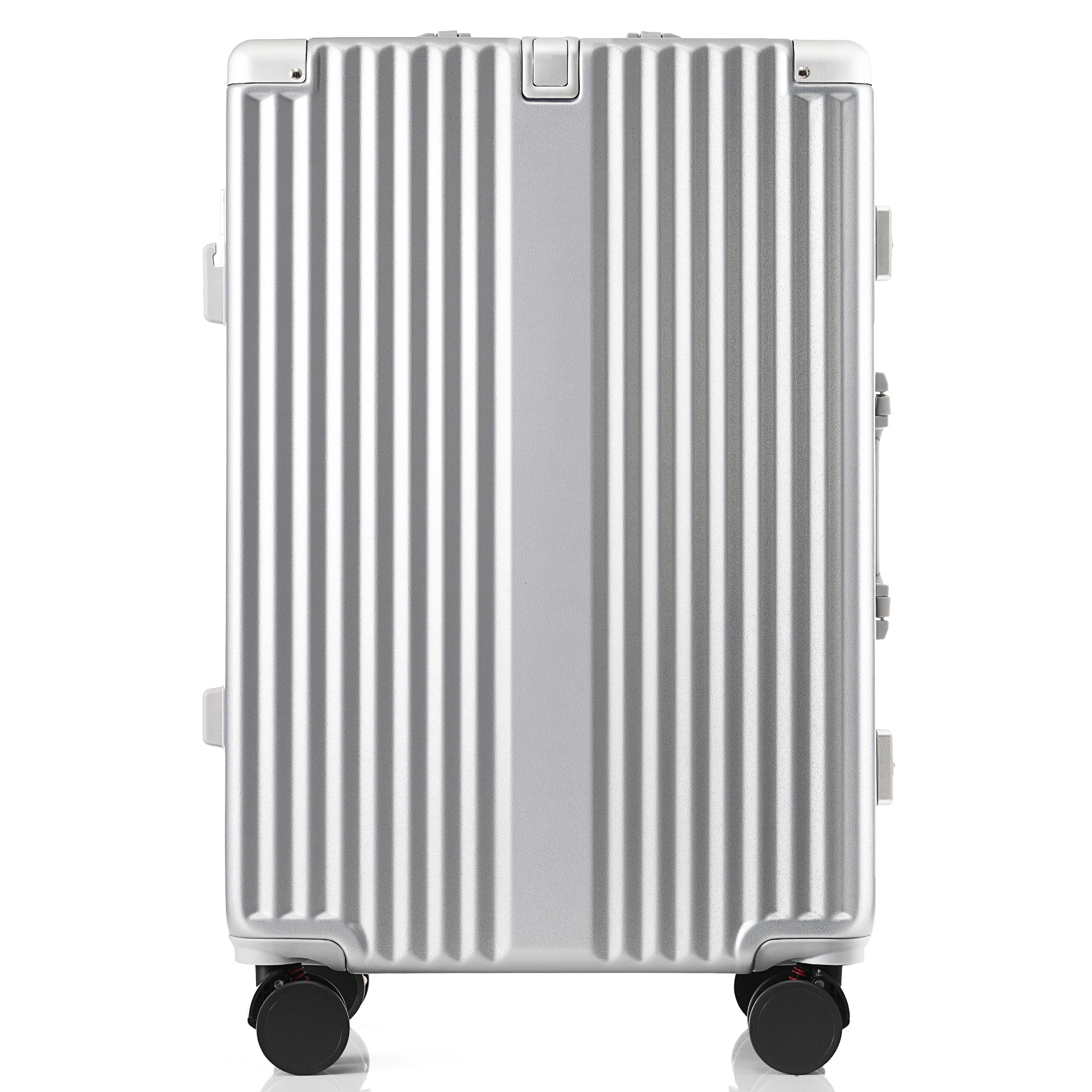 スーツケース Sサイズ フレームタイプ 機内持ち込み キャリーケース キャリーバッグ アルミ USBポート付き カップホルダー フック式底足 ストッパー付き 軽量 おしゃれ 静音 海外 高級感 TSA