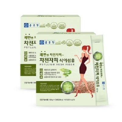 チョングンダン社の快便には電磁波食物繊維30本入り 종근당 쾌변엔 차전자피 식이섬유 30개입