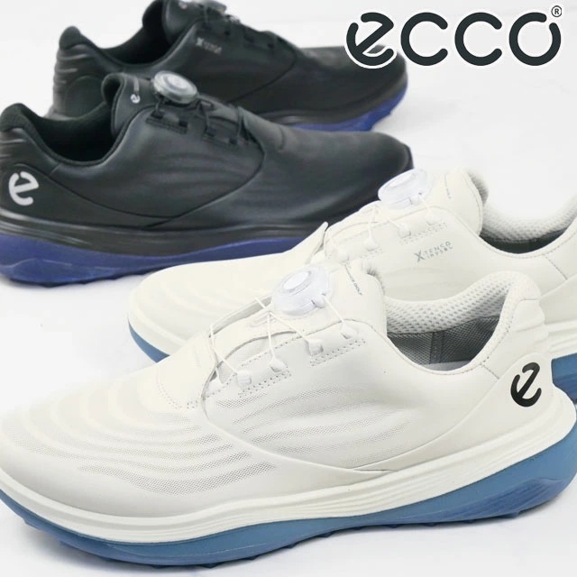 エコー メンズ ゴルフシューズ GOLF LT1 防水 ローカット スパイクレス スニーカー BOAフィットシステム カジュアルシューズ 132274 01001 ブラック 黒 61203 ホワイト/ 27,170円