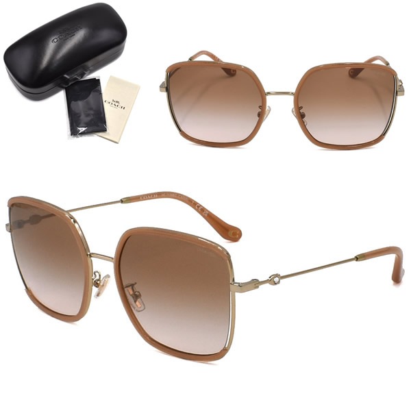 サングラス 0HC7139BD 940113 58 サングラス レディース ライトゴールド ブラウングラデーション