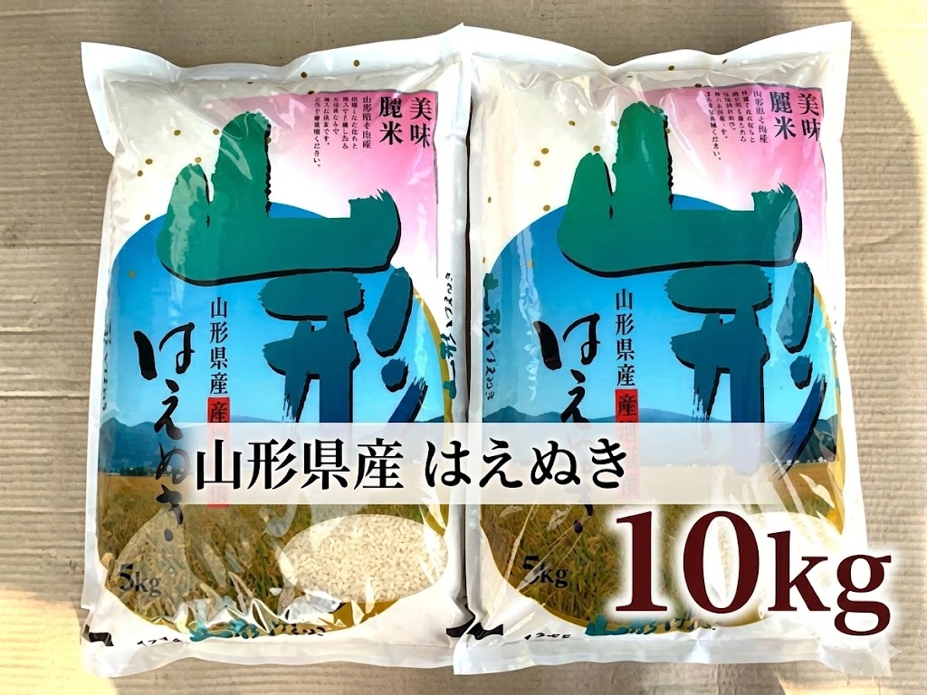 Qoo10] 令和7年産 山形県産 はえぬき 精米10