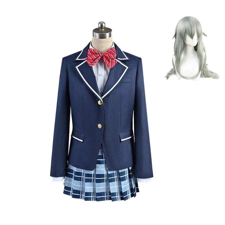 短納期プロジェクトセカイ カラフルステージ! プロセカ ワンダショ 草薙 寧々 神山高校制服　コスチューム　コスプレ衣装　服　ウィッグ ハロウィン