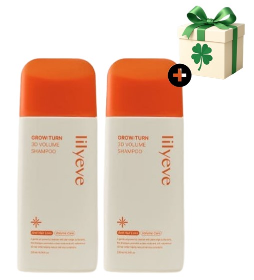 【NEW 1+1】グローターン3Dボリュームシャンプー200ml x 2個　頭皮ケアシャンプー ヘアケア 頭皮ケア 脱毛ケアアンプル 脱毛ケア 脱毛ケアソリューション 育毛剤 5,362円