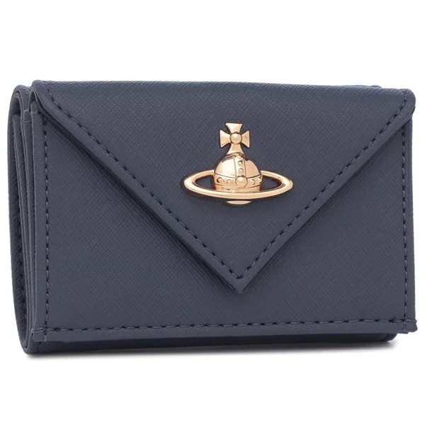 三つ折り財布 ブルー メンズ レディース ユニセックス VIVIENNE WESTWOOD 5115002EW S0021 K408