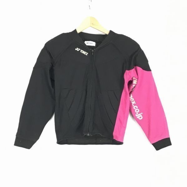 YONEX/ヨネックスボディプロテクター/スノーボードジャケット【キッズ140/黒/ブラック×ピンク】ボディパッド/スポーツウエアBF636