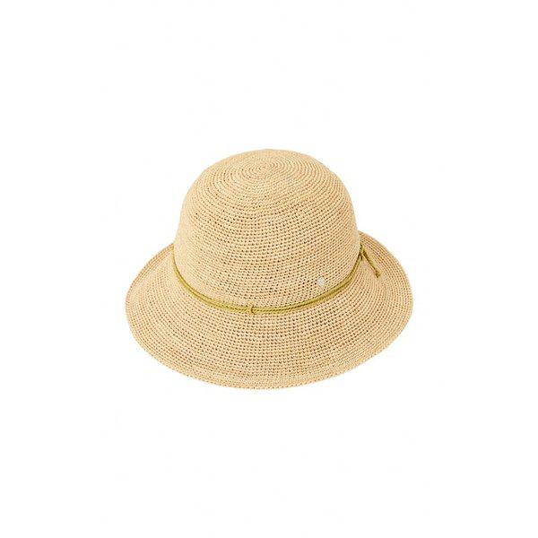 HELEN KAMINSKI ビリヤ9 女性 クローシェット HAT50245 NATURAL CHARTREUSE