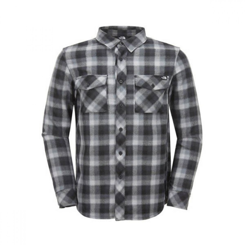 ノースフェイスメンズテックウールシャツ SP RNI8LK50B-DGY