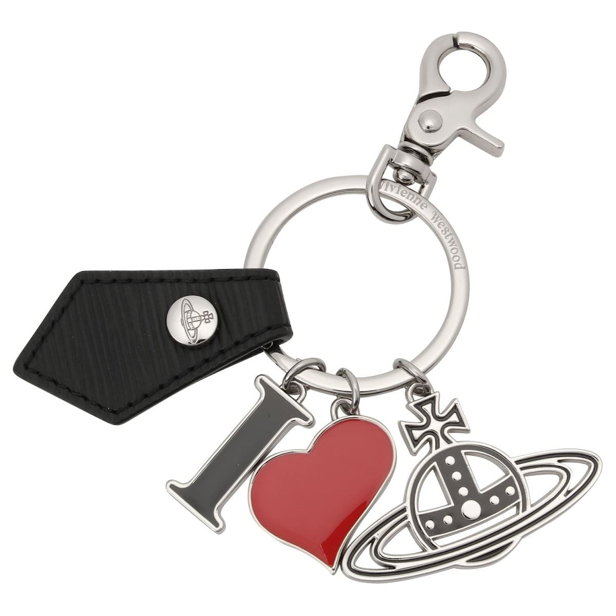 ヴィヴィアンウエストウッド キーホルダー Vivienne Westwood レディース ユニセックス 82030082 S000E N404 ヴィーガン オーブ ハート キーリング バッグチャーム