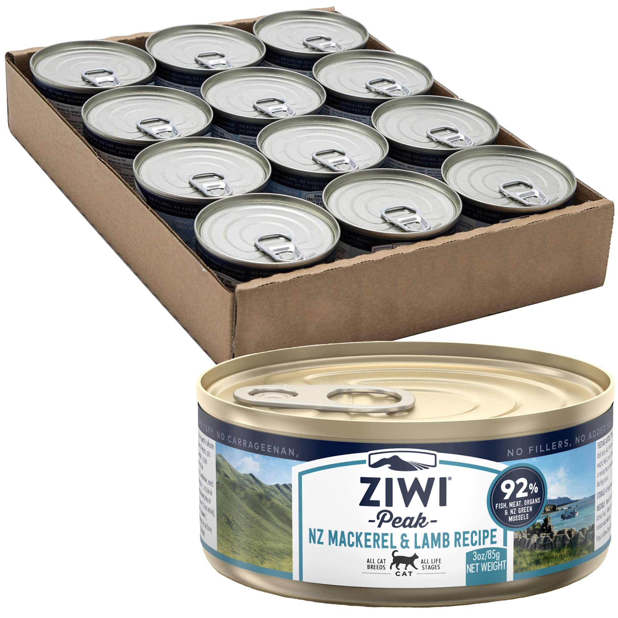 ZIWI ピーク キャット缶 マッカロー＆ラム 85g×24缶