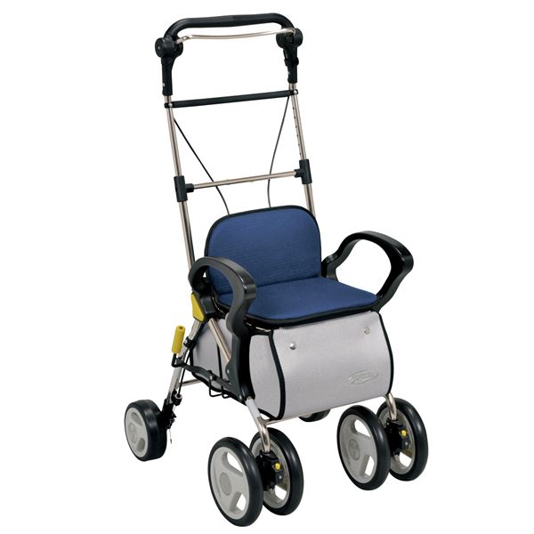 シルバーカー/手押し車 (スタンダードタイプ) 押し手の高さ：最大105cm 手元ブレーキ 幸和製作所 (介護用品 福祉用品)