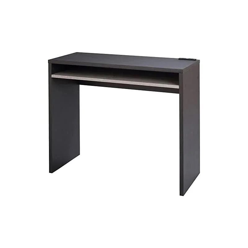 【即納】アイリスオーヤマ デスク 机 テーブル ウッドデスク WDK-800 ブラック/アッシュグレー 幅約80cm