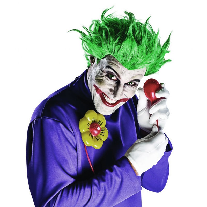 コスプレ 仮装 ジョーカー アクセサリーセット 【 コスプレ 衣装 ハロウィン パーティーグッズ かぶりもの ウィッグ かつら カツラ スーパーヴィラン 公式 プチ仮装 悪役 髪の毛 ハロウィン 衣装