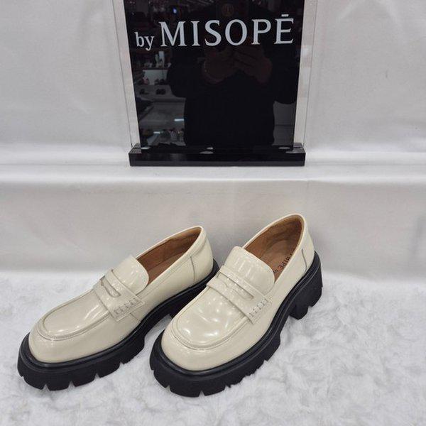 By 女性 チャンキーソール ペニーローファー 112HT419FS014 IVORY 4 JJ 22,541円