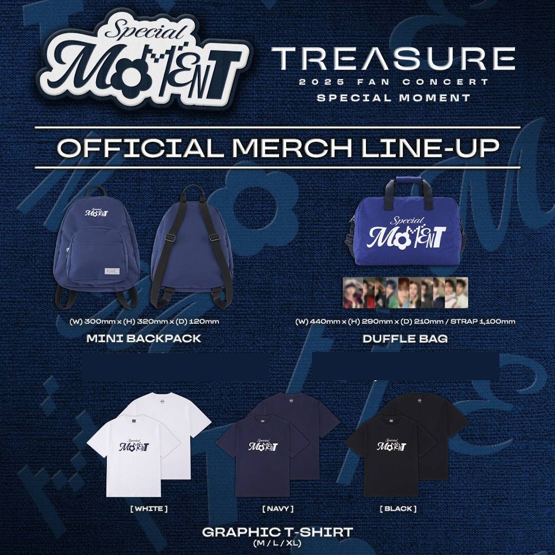 【公式】 [ TREASURE ] 2025 FAN CONCERT SPECIAL MOMENT IN SEOUL [ OFFICIAL MD ][BAG & T-SHIRT]