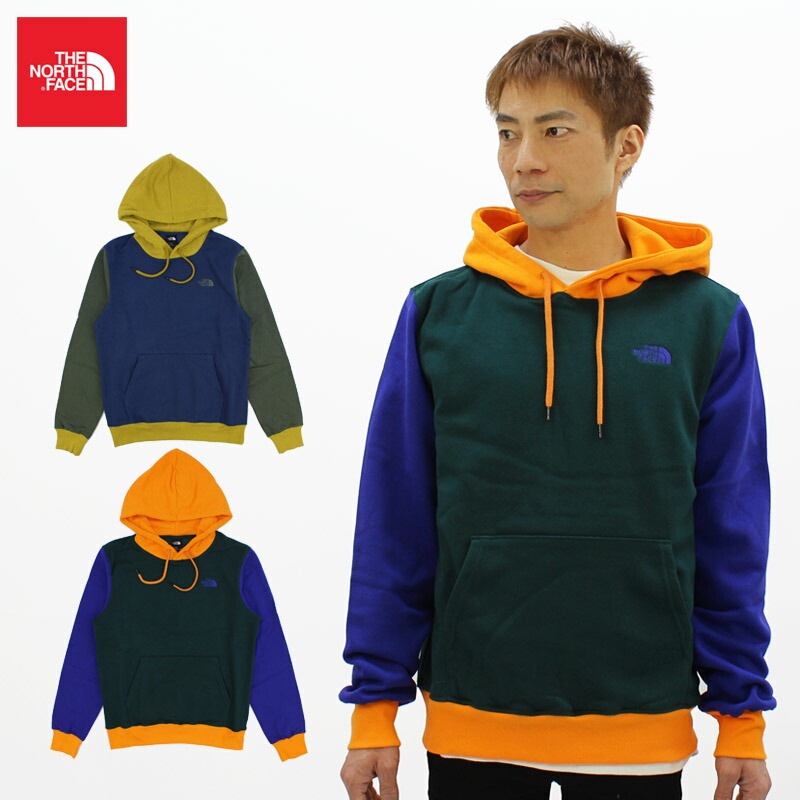 ノースフェイス Mens Color Block Pullover Hoodie プルオーバーパーカー/スウェット/男性用/メンズ 海外企画 [AA]