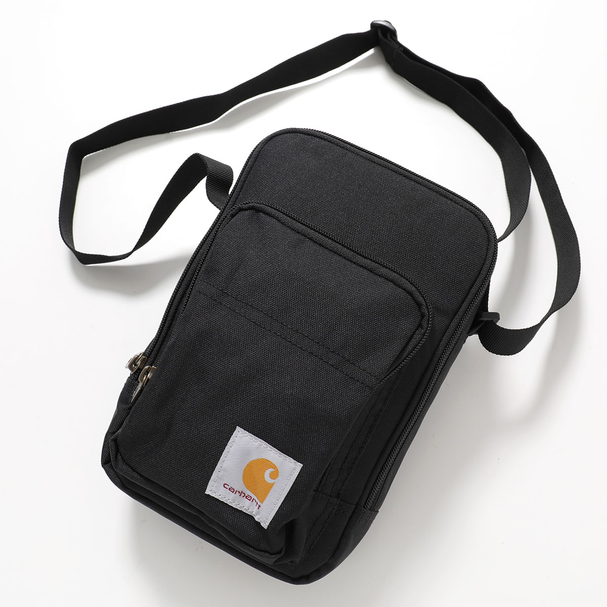 Carhartt カーハート ショルダーバッグ CROSSBODY ZIP BAG ジップ CB0305 B0000305 メンズ クロスボディ 撥水 防水 ロゴ 鞄 001/BLK