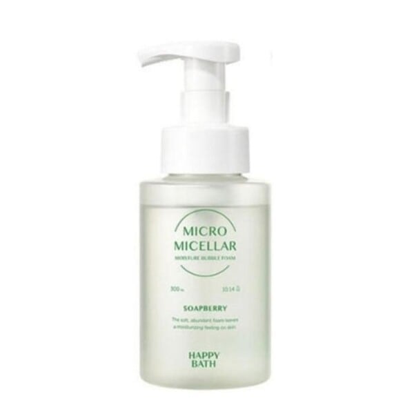 ハッピーバス マイクロ ミセラ モイスチャー ソープベリー バブルフォーム 300ml x 6個