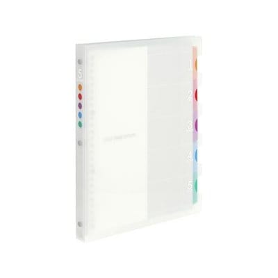 他サイト： ルーズリーフ バインダー B5 ファイブチャート 26穴 クリア マルマン F906の商品画像