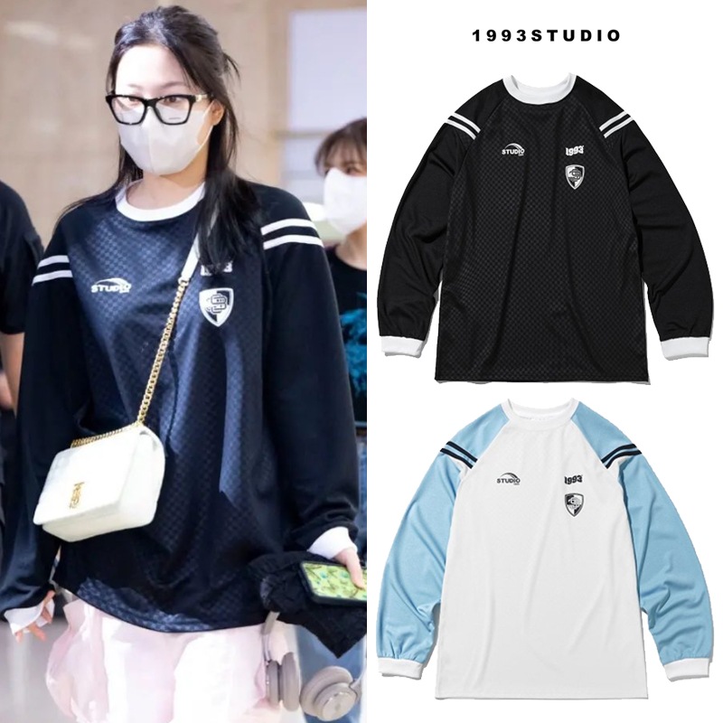 Red Velvet着用 ビンテージトラックジャージーロングスリーブ