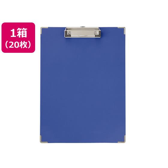 クリップボードBF A4タテ 短辺とじ 青 20枚 キングジム 308BF-B