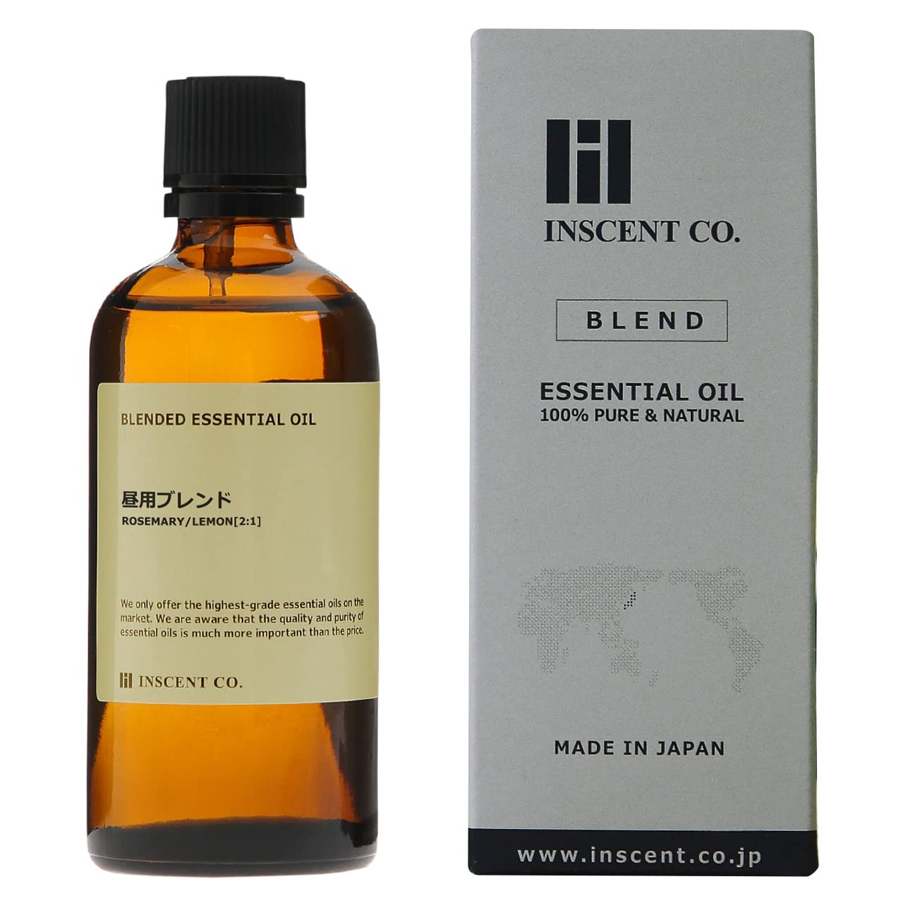 昼用ブレンド 100ml アロマ ブレンド インセント エッセンシャルオイル ローズマリーレモン 100ml