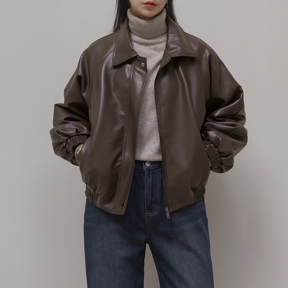 ルボアレザーブルージョンファージャケット