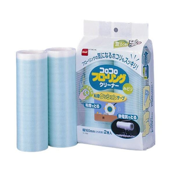 (5セット) ニトムズ コロコロスペアテープ フローリングクリーナー 2巻入 C1762X5