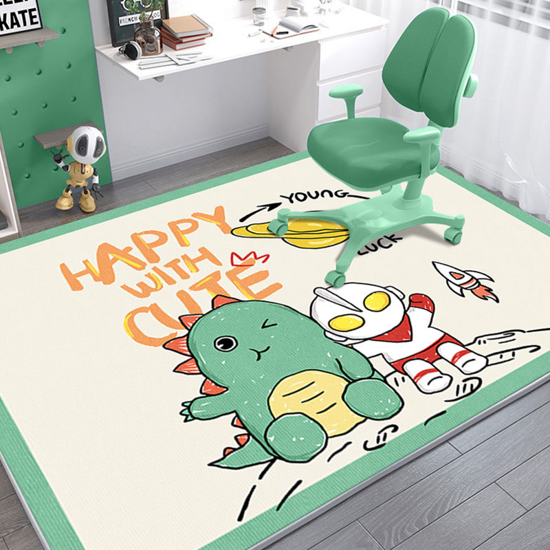 カーペットとフロアマットウルトラマン児童部屋じゅうたん読書区ゲームマット回転椅子客間寝室机学習テーブル椅子マット