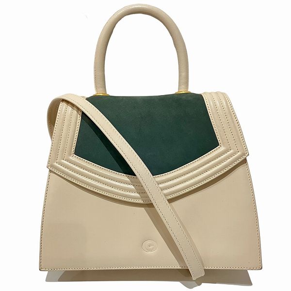 ゲラルディーニ ヴィンテージ 2WAY バッグ ハンドバッグ ショルダーバッグ 【中古】