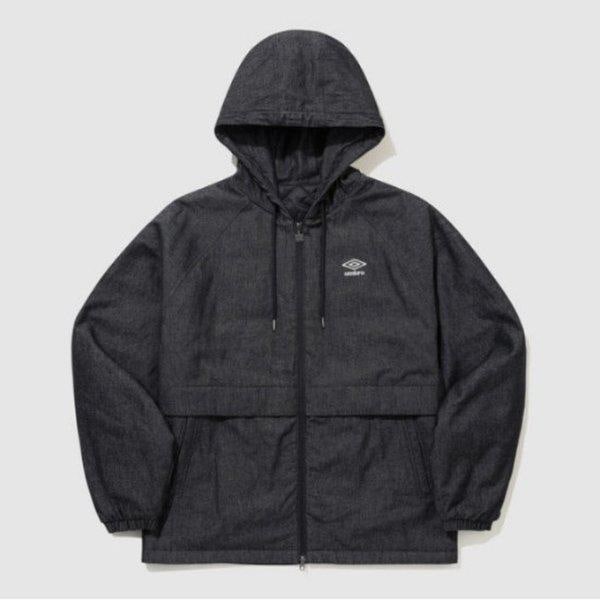 パディング VQA UR124CPJ11-DNM ワークパディングフードジャンパー DENIM