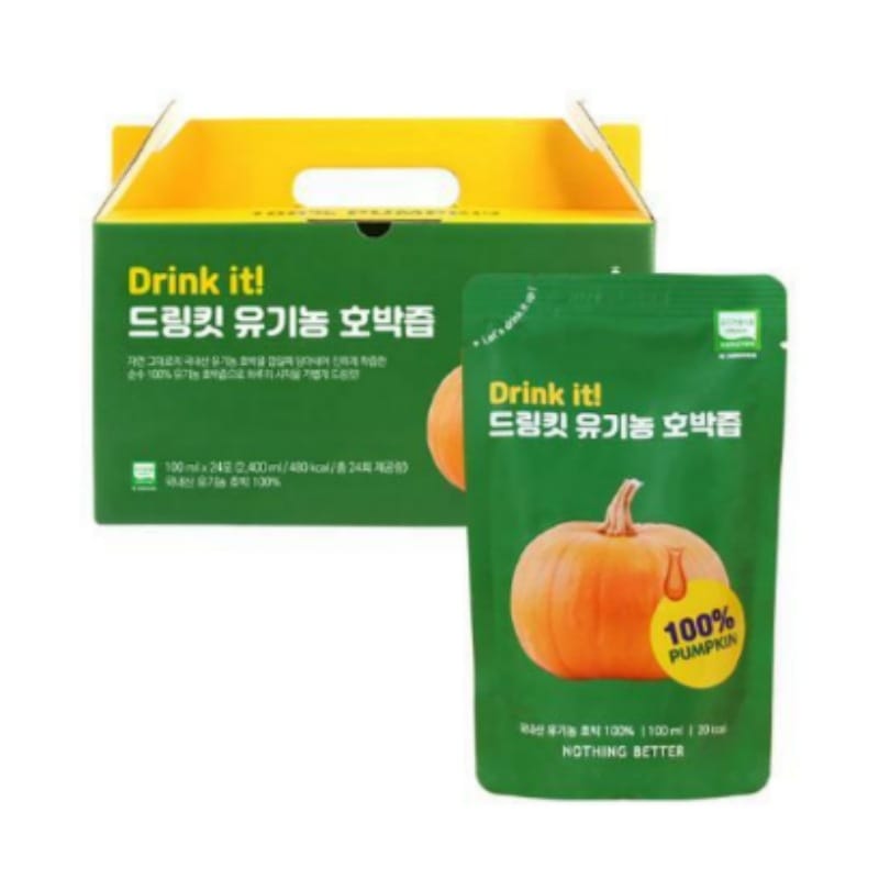 ドリンキット オーガニックカボチャ汁 100ml 24包
