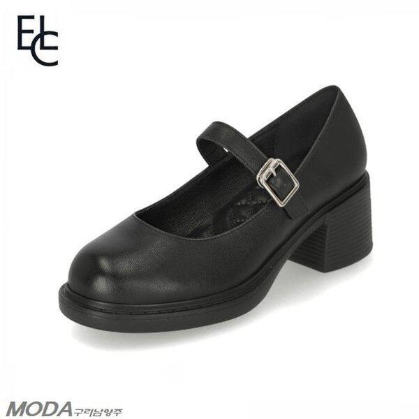 軽量クッションUPチャンキーメリージェーン女性パンプス2XWD45XE_GN