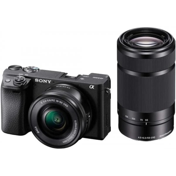 【中古】ソニー SONY ミラーレス一眼 α6400 ダブルズームレンズキット ブラック ILCE-6400Y Bミラーレス一眼カメラ