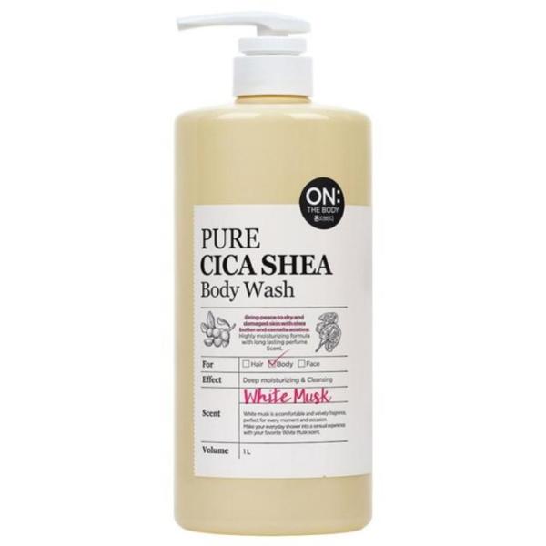 オンザボディ ピュア シカシェア ホワイトマスク ボディウォッシュ 1000mlx4