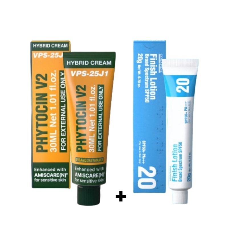 【正規品】[NEW/新作発売！]VQM phytocinファイトシン クリーム 30ml+conapidil finish lotion 20 g [ハイブリッドクリーム /sns大乱アイテム/PDR