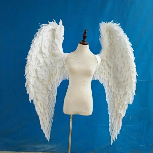 天使 羽 コスプレ道具 羽 翼 wing ウイング ホワイト 125cm 天使みたい 妖精 悪魔 造型可 ファッションショー パーティーグッズ 撮影 ステージ道具 イベント 文化祭 cosplay用