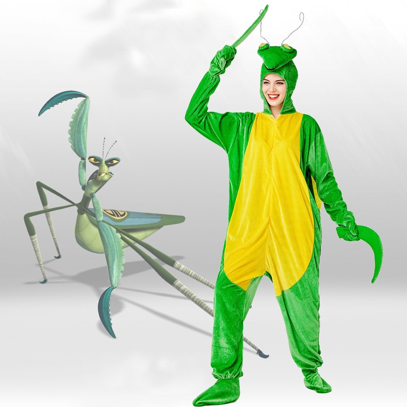 ハロウィン昆虫カマキリコスプレレオタード遊園地ステージカーニバル人形公演着