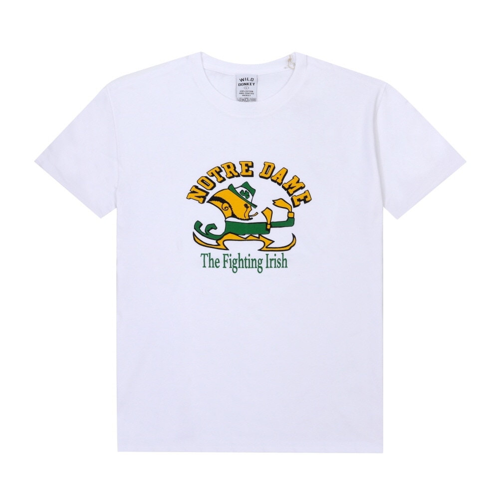 ワイルドドンキー ユニセックス Tシャツ T-IRISH WHITE