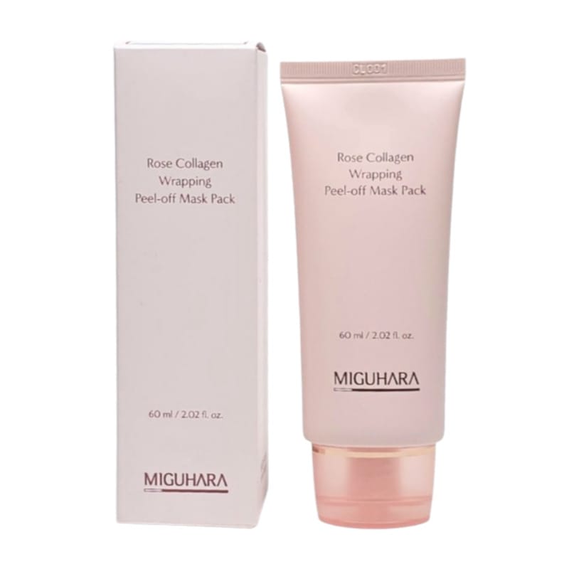 ローズ コラーゲン ラッピング ピールオフ マスク 60mL / 塗って剥がす フェイスマスク うるおい ツヤ 整肌 デイリーケア
