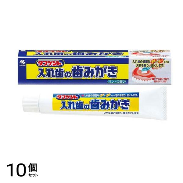 タフデント 入れ歯の歯みがき 95g 10個セット