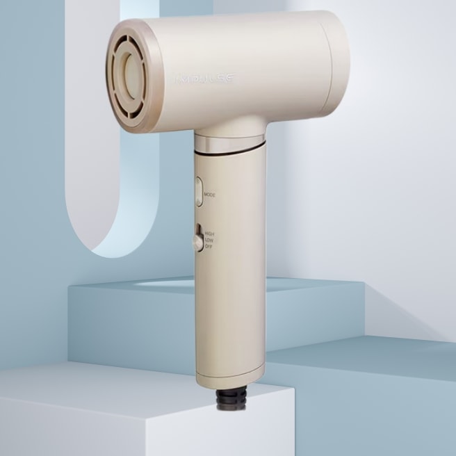 W55 ヘアドライヤー IMPULSE（インパルス） ハイスピードヘアドライヤー BLDCモーター搭載 2段階風量切替 温冷自動切替モード