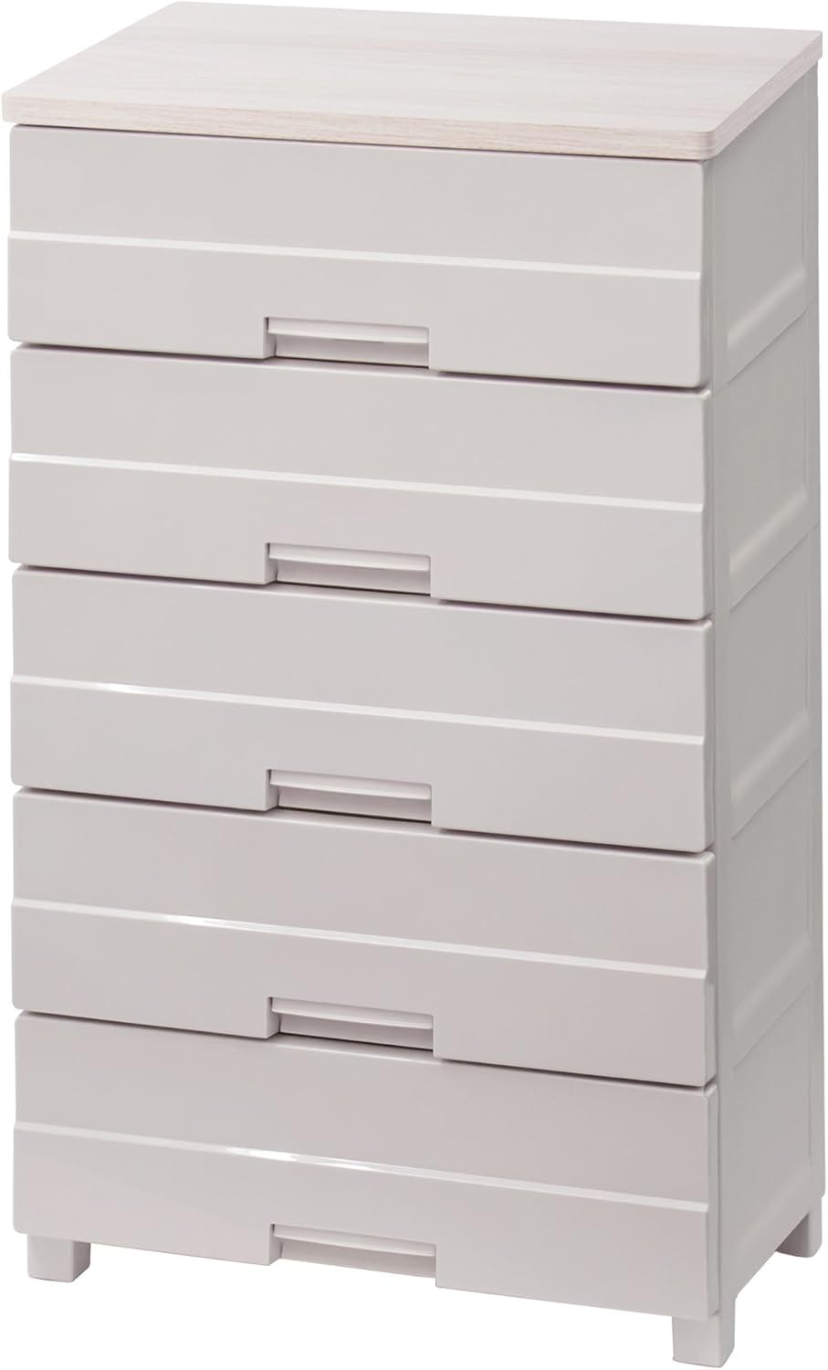 使いやすさを追求したお部屋になじむチェスト 日本製 完成品 フィッツプラスイージー 5段 特許取得済 引出しロック付きで抜け落ちを防ぐ スムーズな引出し 脚付き 木製天板