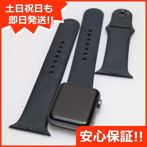 美品 Apple Watch series3 42mm GPS スペースグレイ 190
