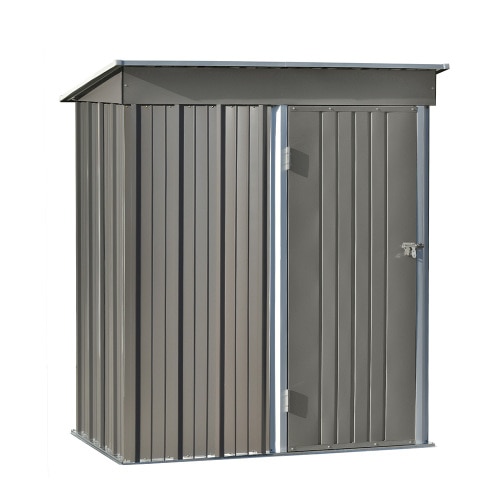 丈夫で大容量のスチール製屋外物置小屋 防水/防爆/鍵付き保管庫 庭/庭/畑/農場