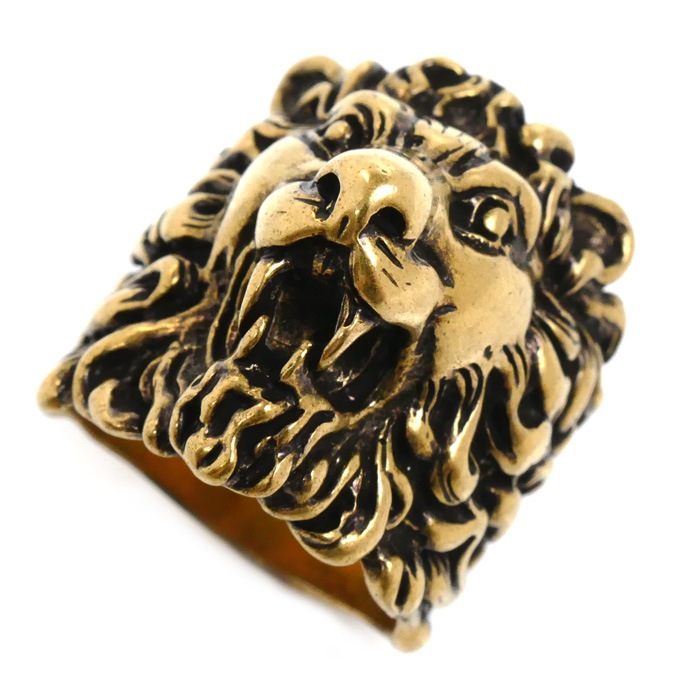 GUCCI グッチ ライオンヘッド リング・指輪 18号 19.2g レディース 中古 17,750円